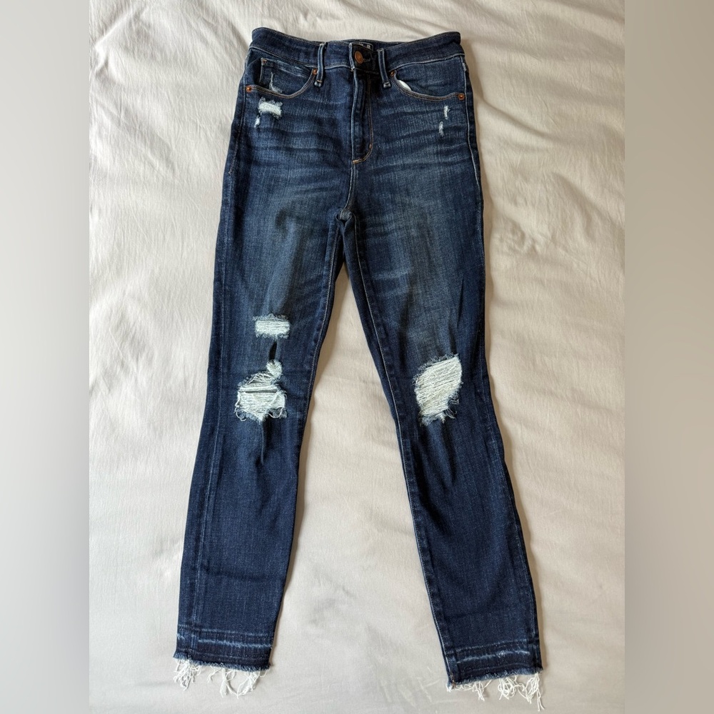 Abercrombie and Fitch Ripped Skinny Jeans